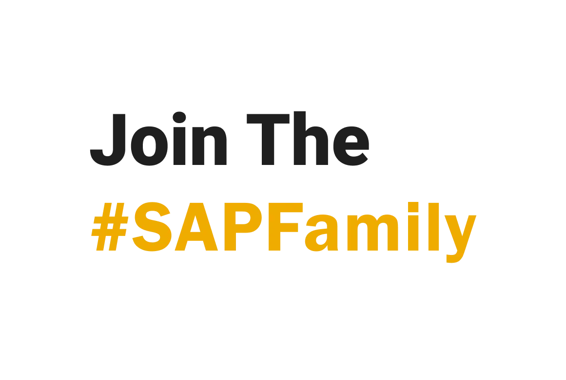 Join the SAP Family Join the SAP Family